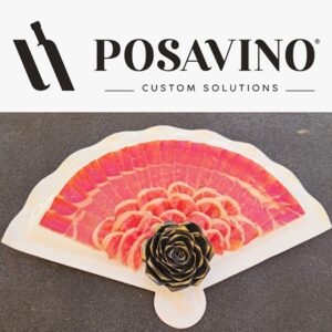 Plato Abanico Con Ondas