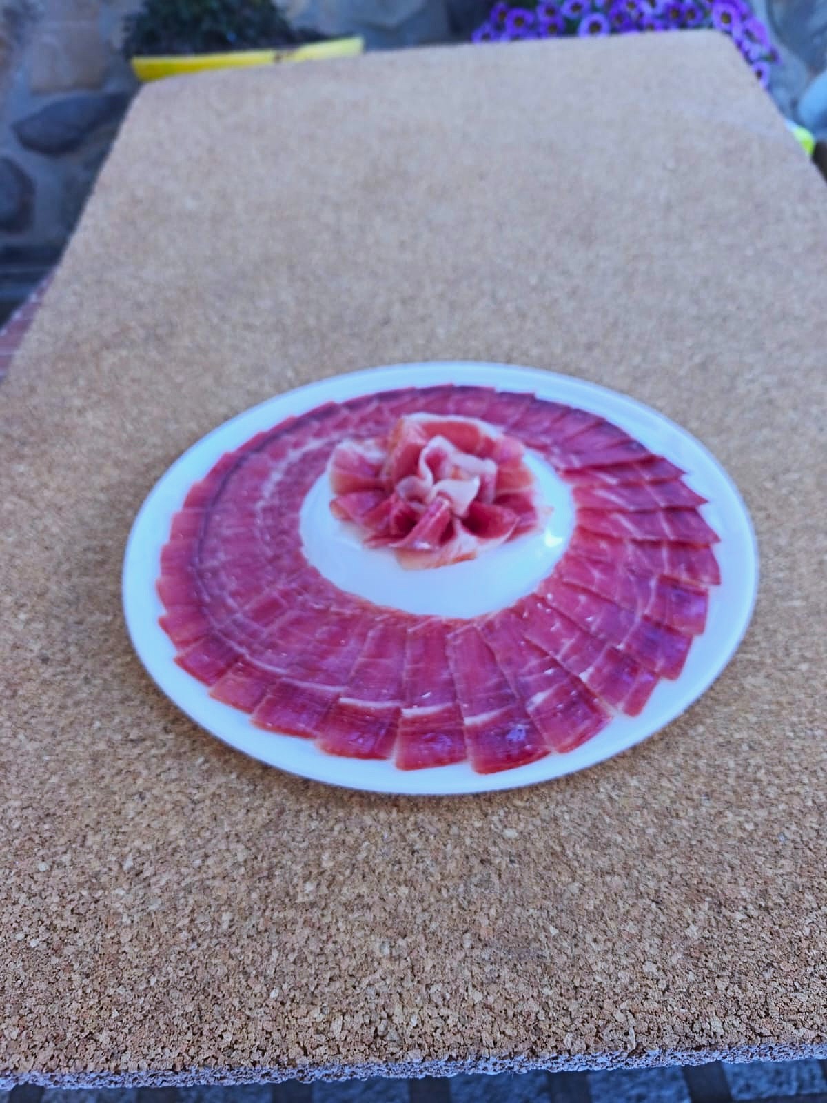 Posavino - Jamón, vino, y arte 1 plato vulkano