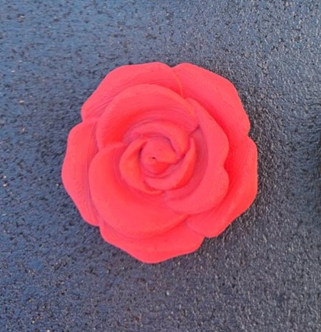 Posavino - Jamón, vino, y arte 2 SET DE 4 ROSAS DECORATIVAS - Imagen 2