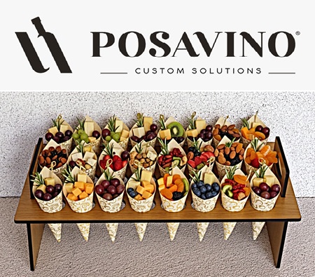 Posavino - Jamón, vino, y arte 1 BANDEJA EXPOSITOR DE CUCURUCHO